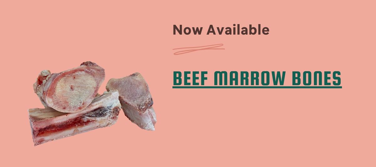 Now Available - Beef Marrow Bones